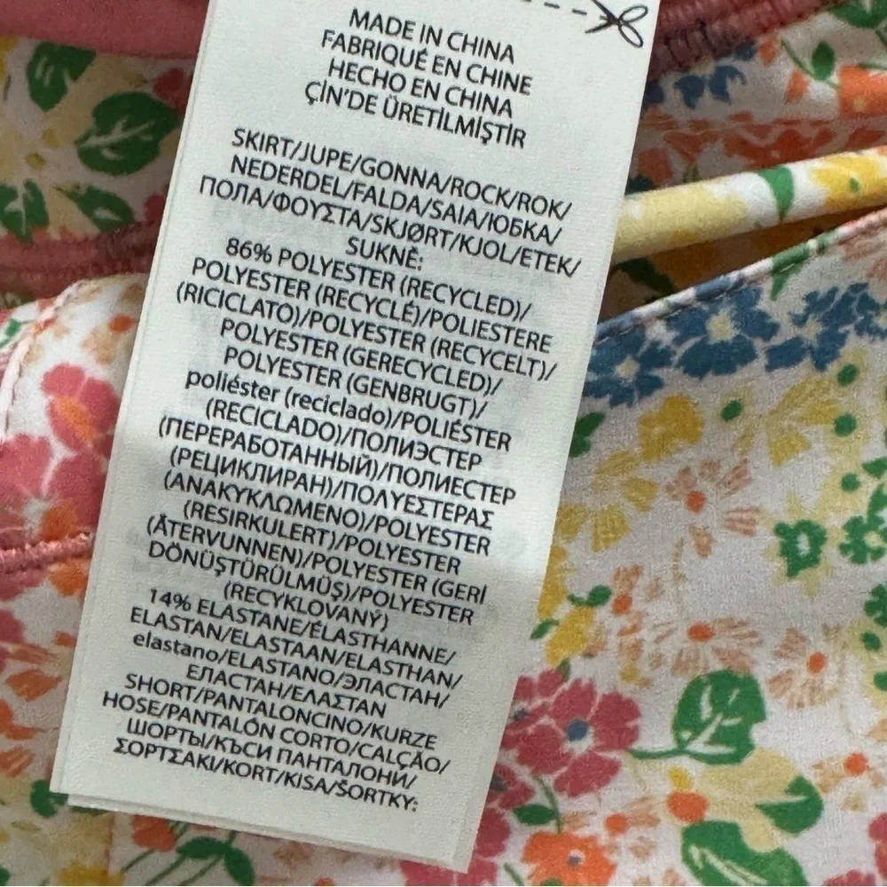 RLX Ralph Lauren Floral Golf Skort Pull On‎ Size Large